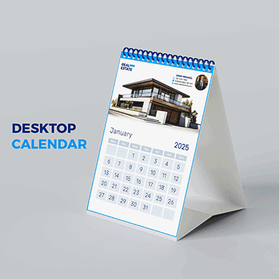 Real Estate Desktop Calendar Design
