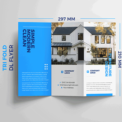 Real Estate Tri Fold Flyer Design